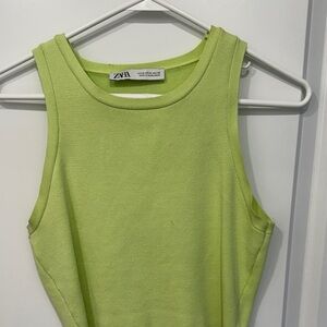 Zara Bright Green Tank Top
